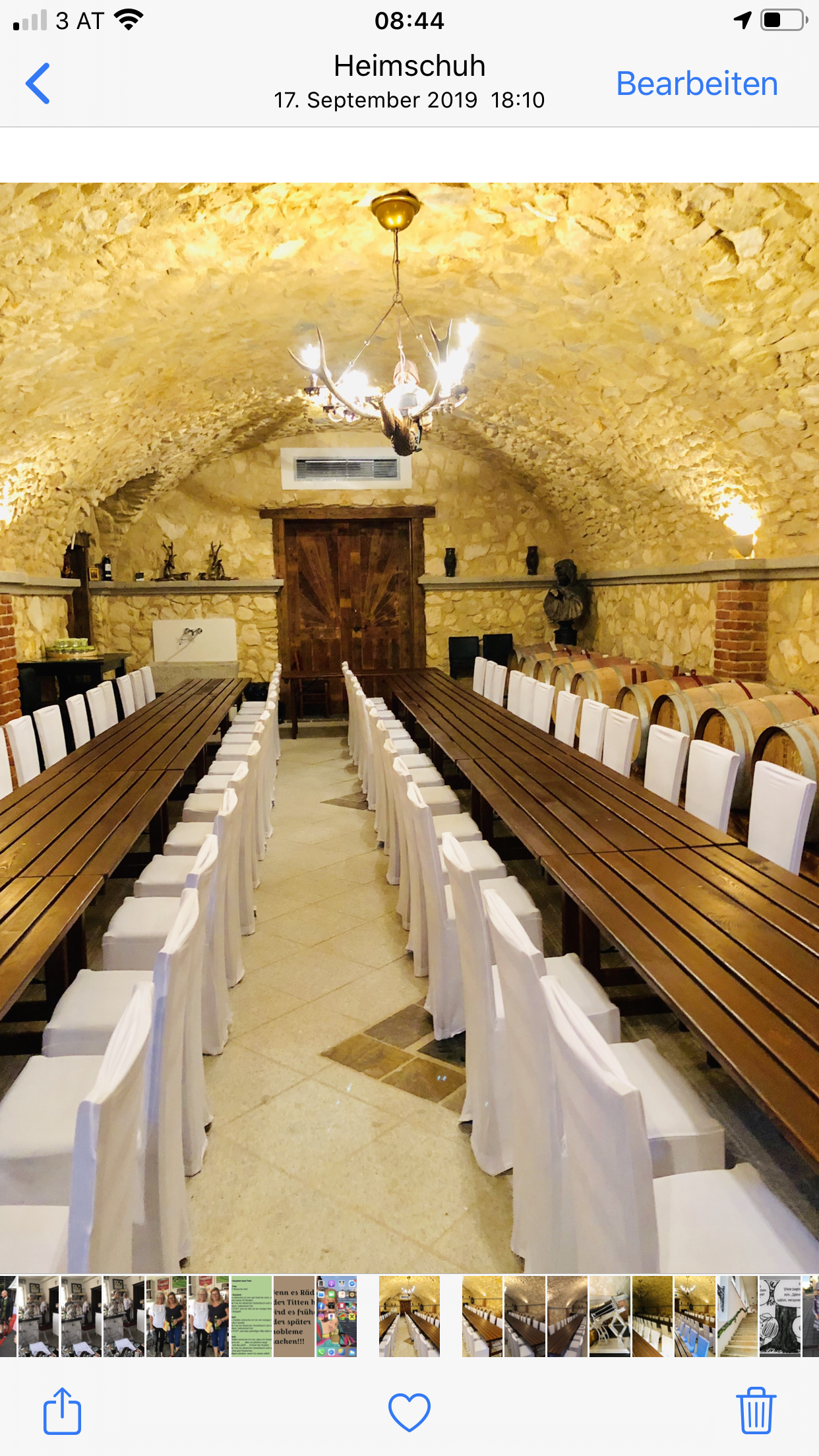 Bioweingut Bleyweis Angaben zu den Festsälen Weinkeller 