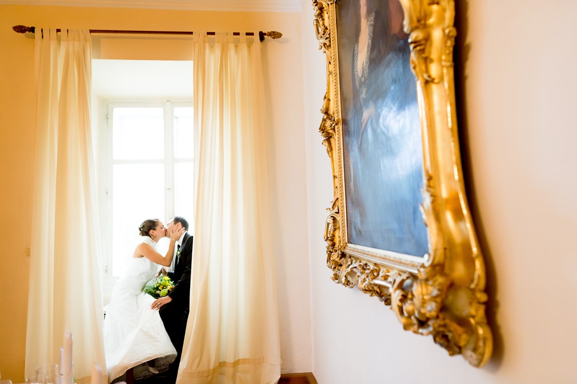 Hochzeitslocation: Hochzeitsfoto Prunkraum - Schlosshotel Mondsee