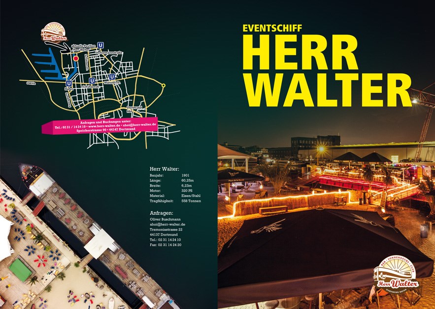 Hochzeitslocation: Imagebroschüre 1 - Herr Walter - Hafen Event