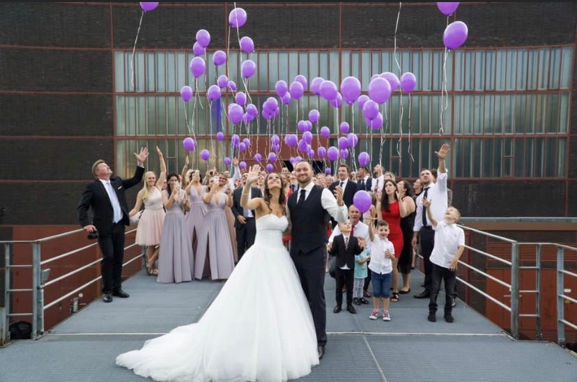 Hochzeitslocation: Ballons und Zusätzliche Dekoration Bestellen wir Ihnen jederzeit gerne - Halle9 Casino Zollverein 