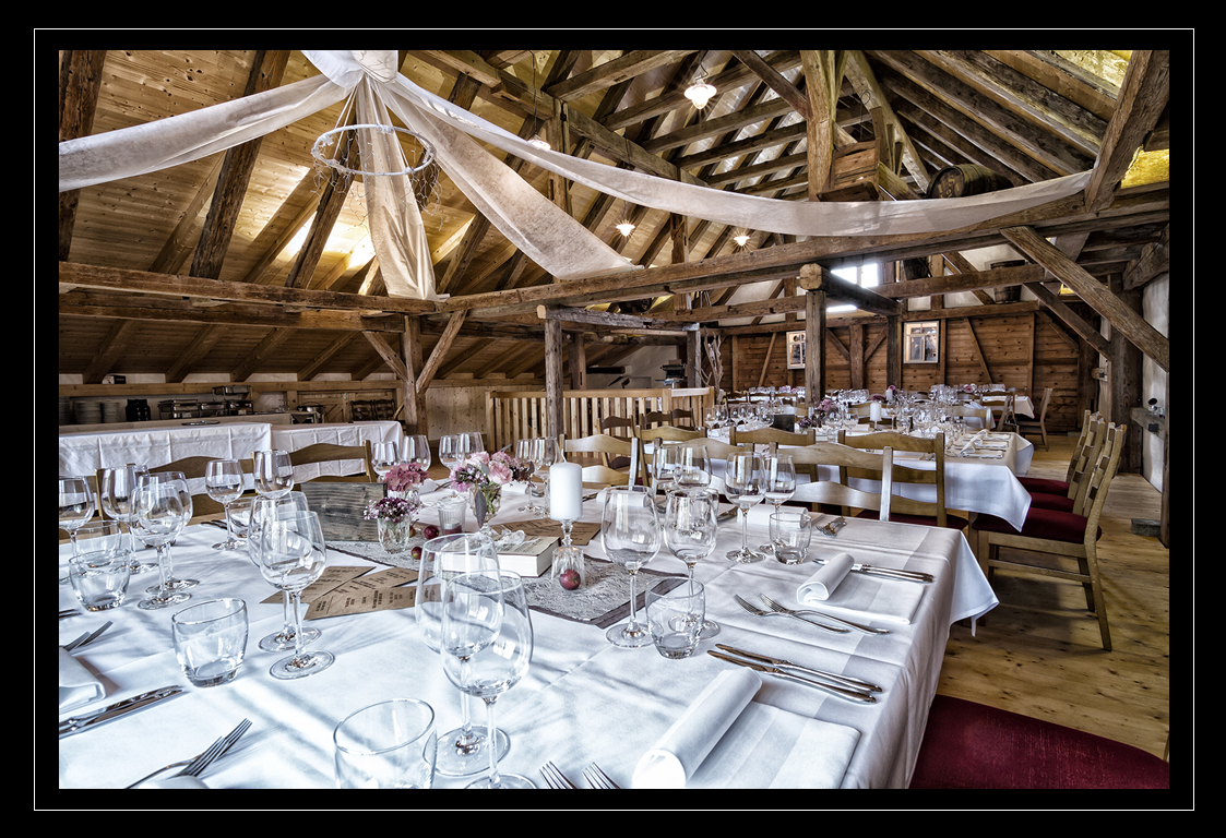 Winterhochzeit - Brand (Brand) - Schloss-Scheune - Schloss Weinstein