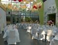 Hochzeitslocation: Unser Glasfoyer für größere Hochzeitsgesellschaften - die neue botanika