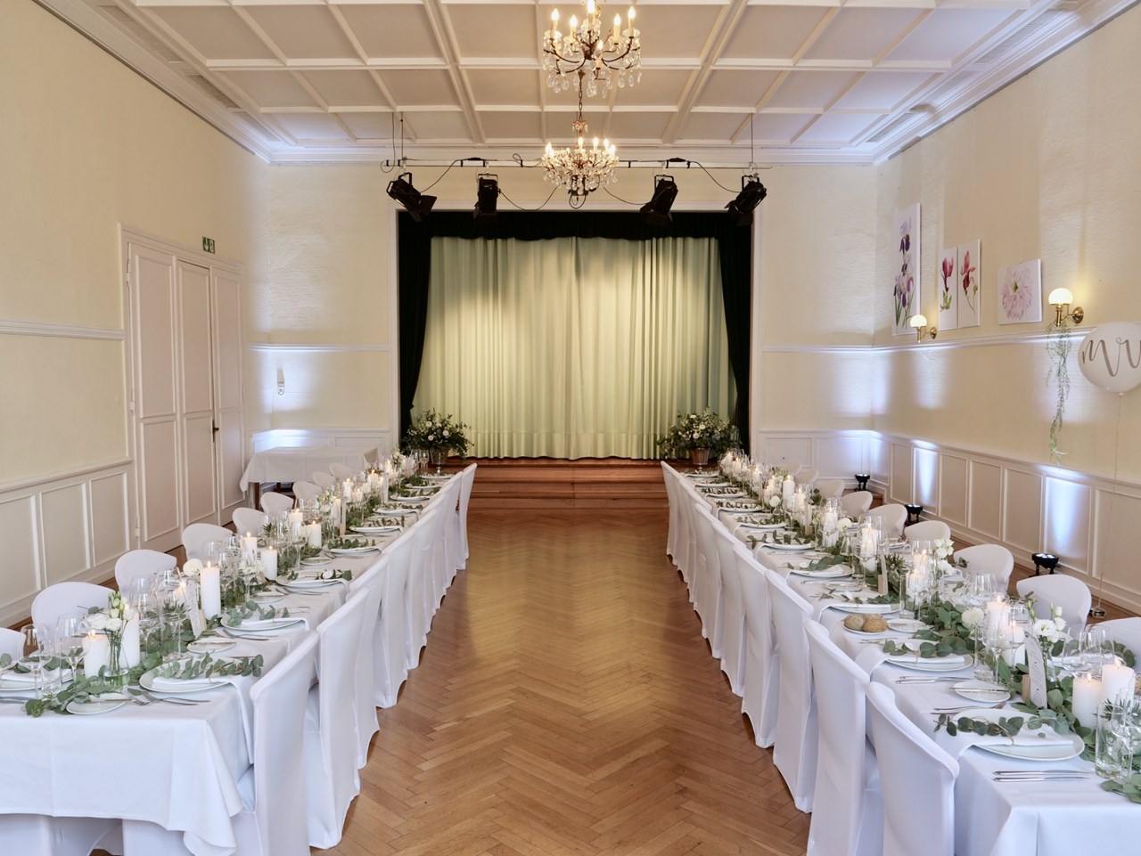 Kulturvilla Mettmann Angaben zu den Festsälen Theatersaal