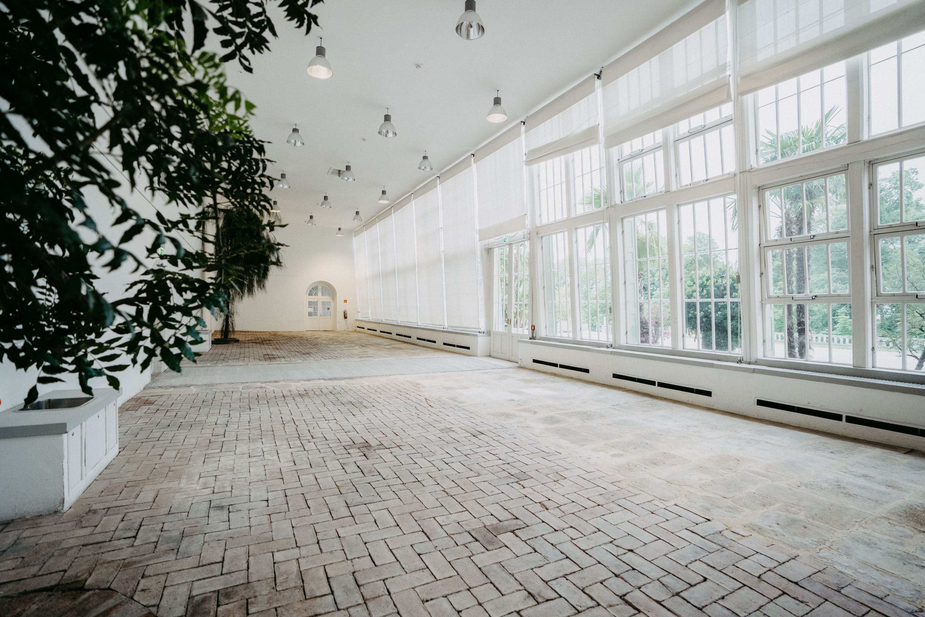 Orangerie des Schlosses Esterházy Angaben zu den Festsälen Ostflügel