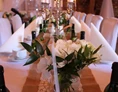 Hochzeitslocation: Tischdeko - Romantische Scheune