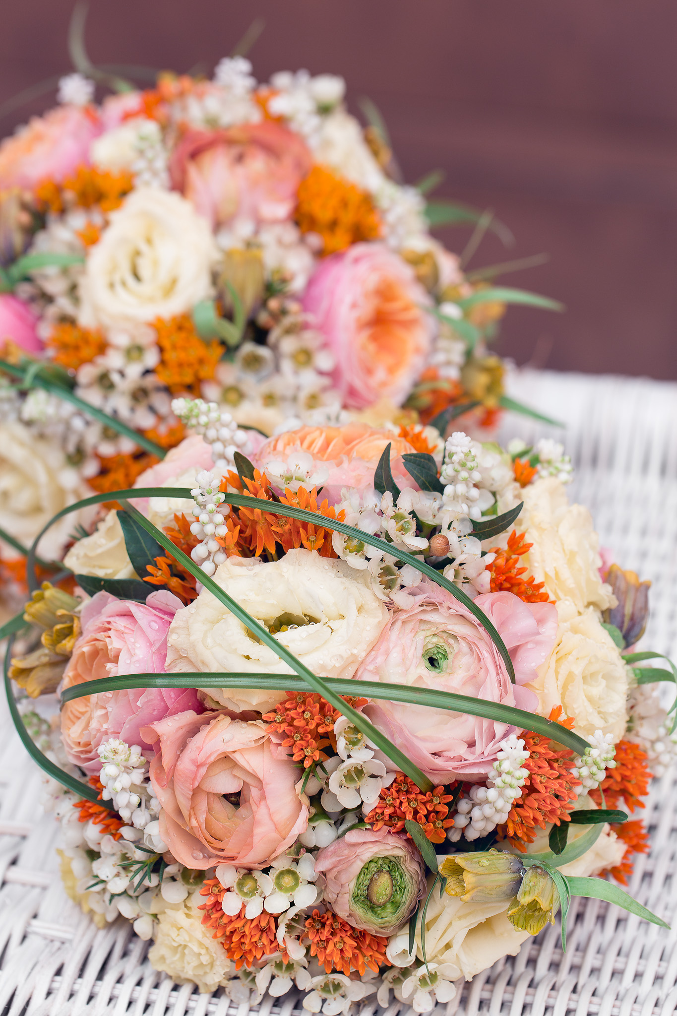 Winterhochzeit - Süd & West Steiermark - Brautstrauß aus der hoteleigenen "Blumeninsel" - Hotel Wiesler