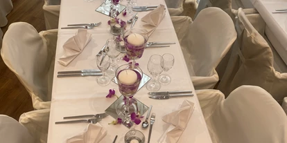 Winterhochzeit - PLZ 71034 (Deutschland) - Da wir auch Catering machen unsere Tischdekoration  - Schlosscafe Beuren & Cafe Konditorei / Hochzeits Location