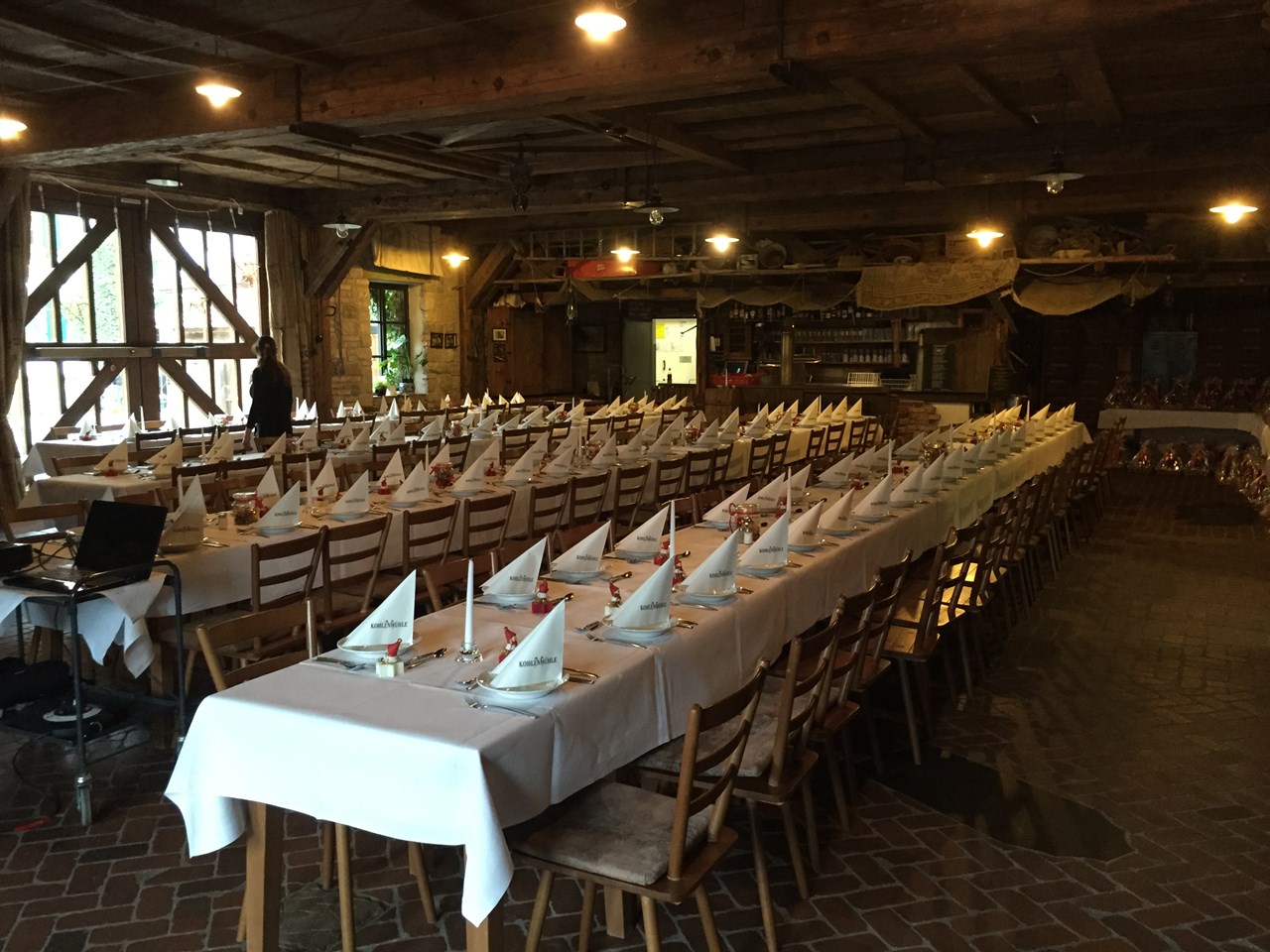 Kohlenmühle Gasthof & Brauerei Angaben zu den Festsälen Scheune