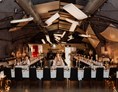 Hochzeitslocation: Der Festsaal des Restaurant Gonzenbergwerk. - Restaurant Gonzenbergwerk