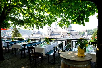 Hochzeitslocation: Gastgarten - Restaurant Stieglkeller - Salzburg