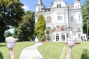 Hochzeitslocation: Die Parkvilla Wörth in Prötschach.
Foto © tanjaundjosef.at - Hotel Dermuth / Parkvilla Wörth