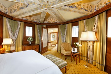 Hochzeitslocation: Penthouse-Suite Schlafzimmer - Eine unsere beliebtesten Honeymoon Suiten - Hotel Bristol Vienna
