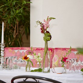Hochzeitslocation: Tischdekoration - Weingut Holzapfel Prandtauerhof