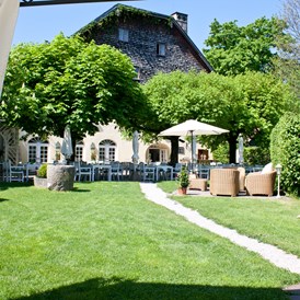 Hochzeitslocation: Gastgarten für freie Trauungen - ****Hotel Schlosswirt zu Anif