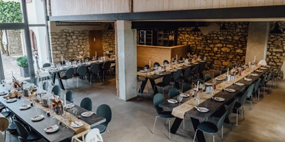 Winterhochzeit - Geeignet für: Hochzeit - Gänzjährig finden in unserem Festsaal Hochzeitsfeiern statt. - Eventlocation Weingut Hahn