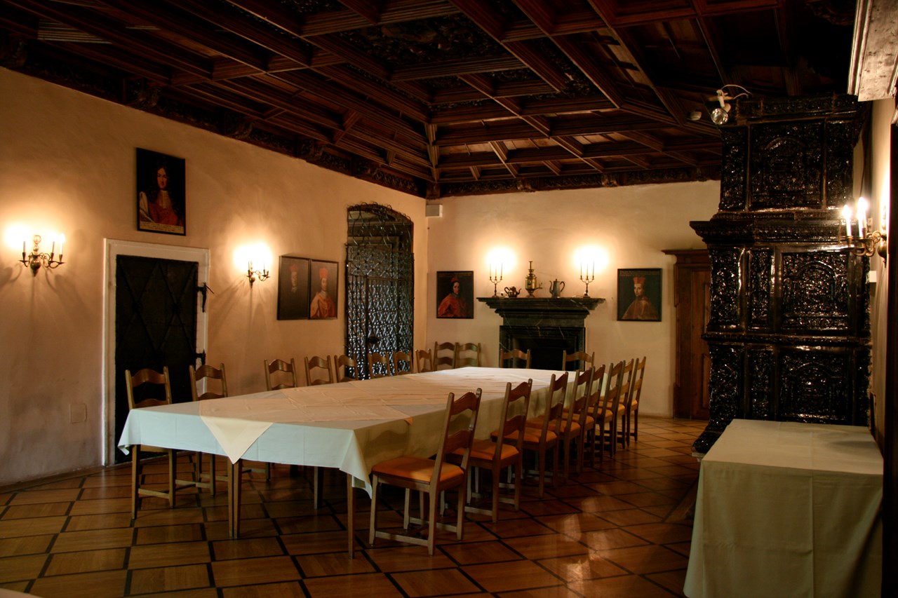 Schloss Ottenstein Angaben zu den Festsälen Wappensaal
