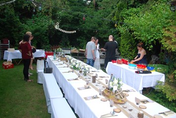 Hochzeitslocation: Garten - Hochzeitstafel - Metamorphosys Place of Bliss - Seminarhaus / Eventlocation / Partyraum
