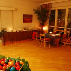 Hochzeitslocation: GardenLounge Buffet - Metamorphosys Place of Bliss - Seminarhaus / Eventlocation / Partyraum