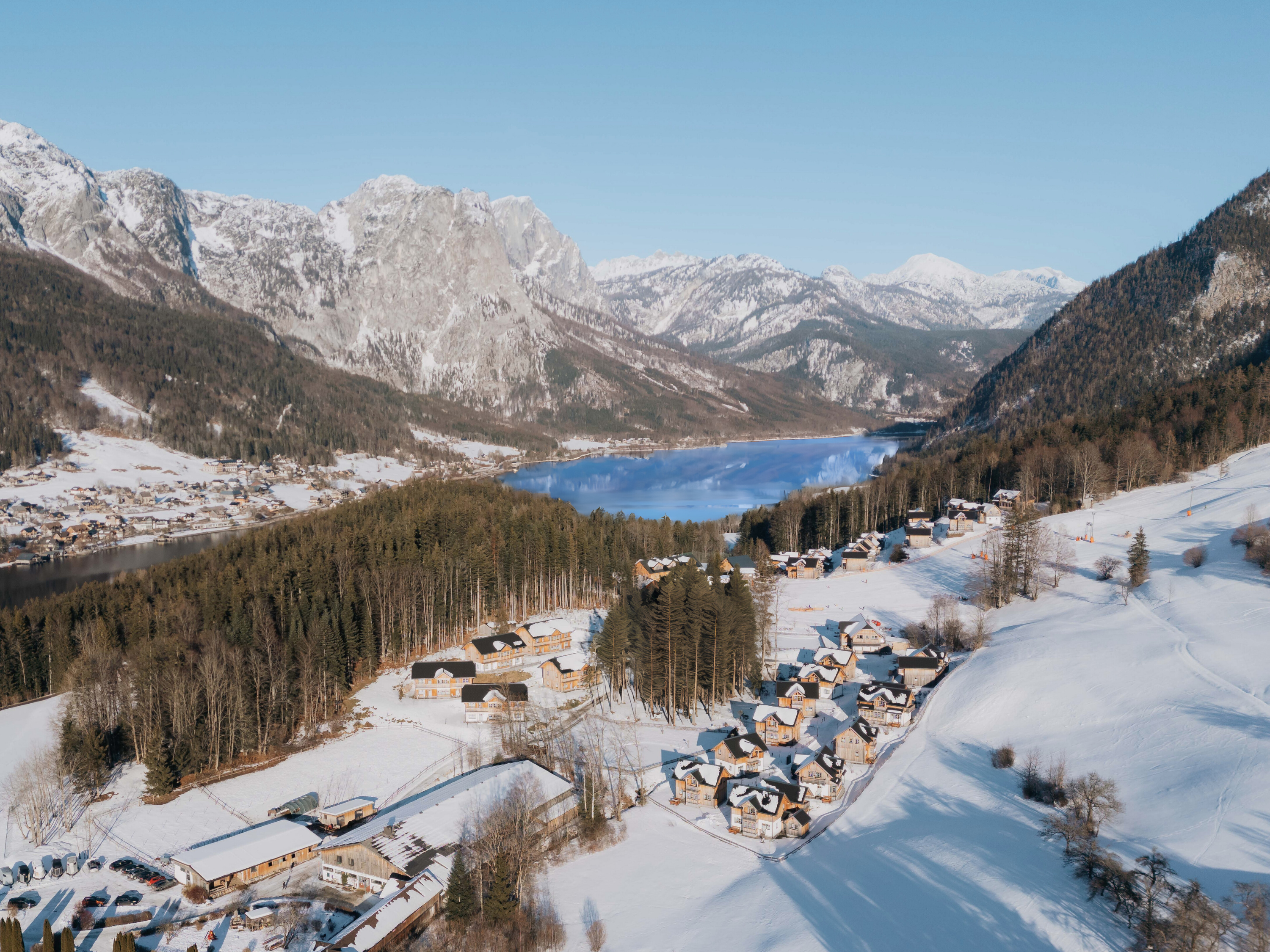 Winterhochzeit - Aigen im Ennstal - Narzissendorf Zloam mit Grundlsee im Winter - Narzissendorf Zloam - Grundlsee