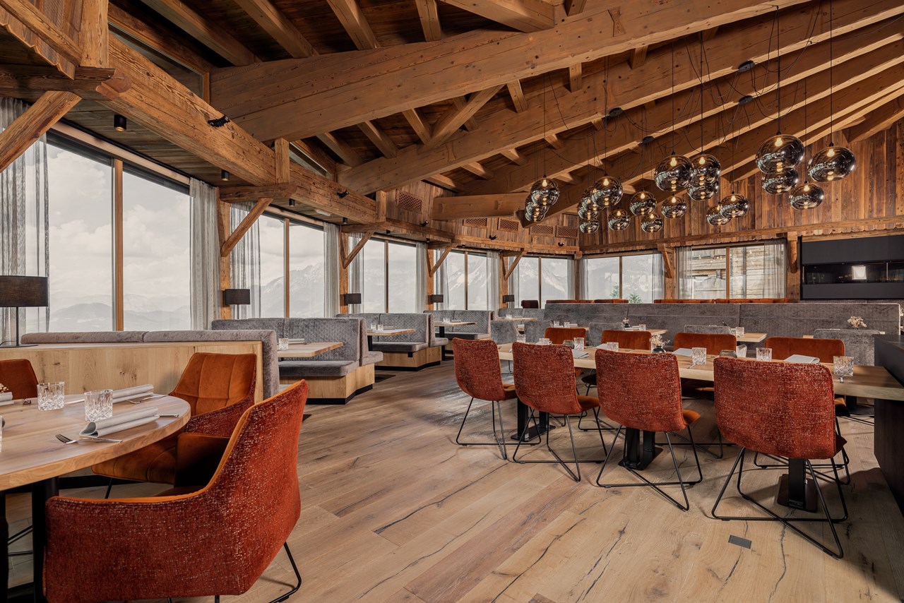 jezz AlmResort Ellmau Angaben zu den Festsälen Panorama-Restaurant