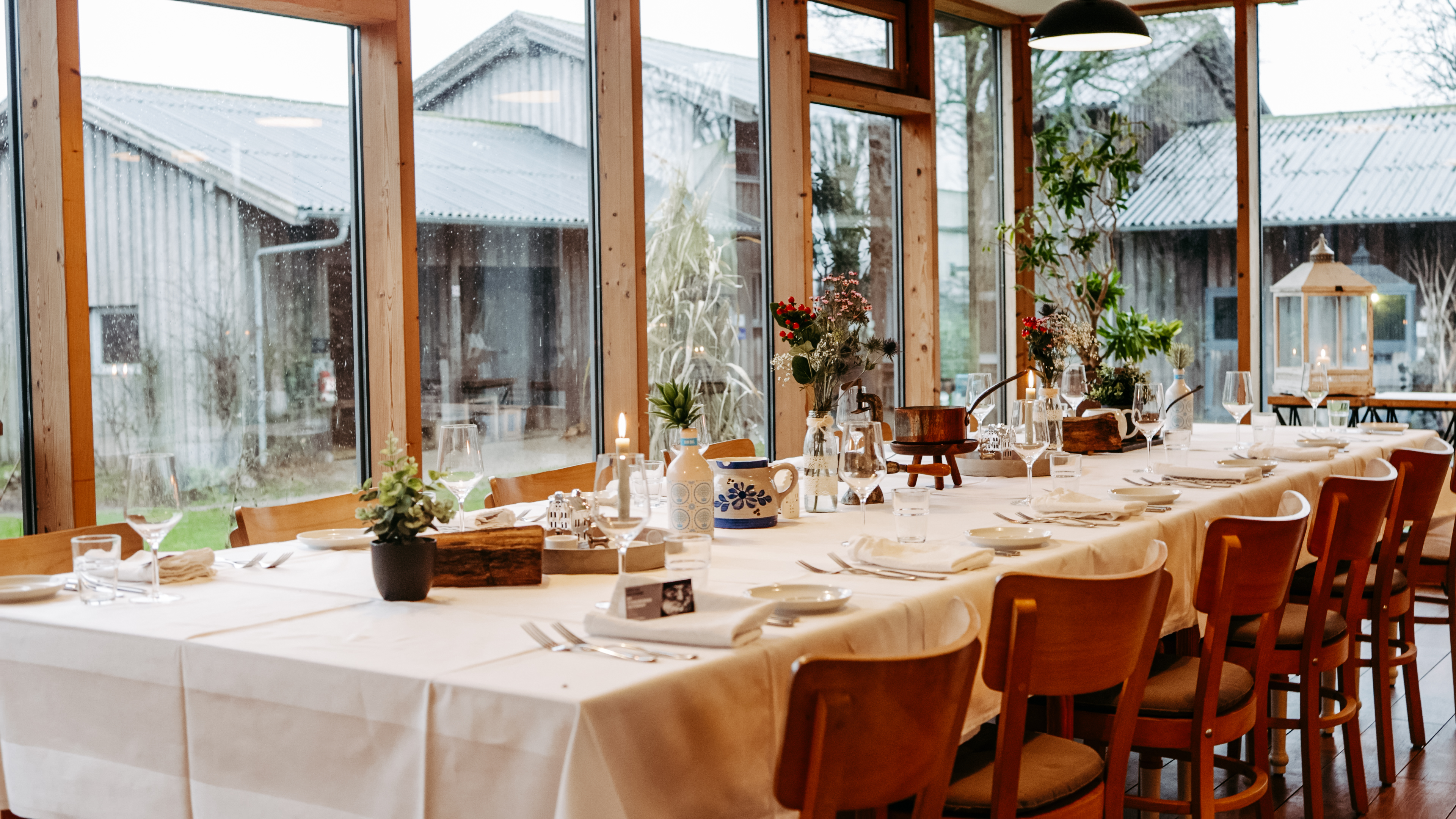 Gutshaus auf dem Landwert Hof Angaben zu den Festsälen Wintergarten