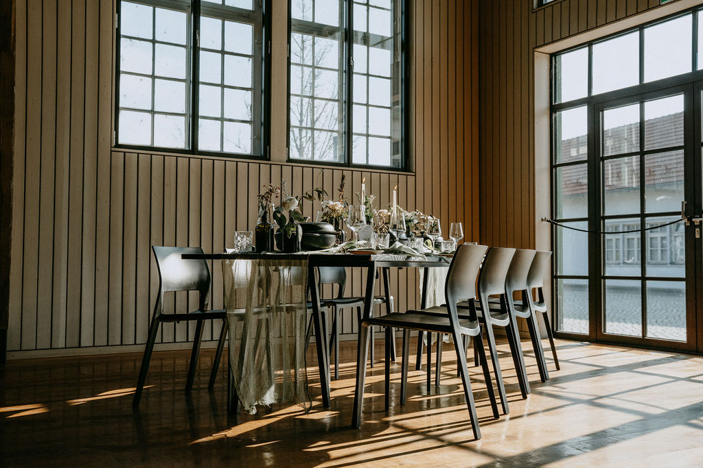 Hochzeitslocation: Winterhochzeit in der Werft1919 - Werftsaal - BODAN Werft Gastronomie Betriebs GmbH l Werft1919