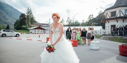 Winterhochzeit - Tirol - Außenansicht des Drivingvillage (Tarrenz, Imst).
Foto © blitzkneisser.com - Drivingvillage Imst