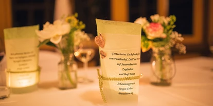Winterhochzeit - Tirol - Menüvorschlag vom Gasthaus Planötzenhof, Innsbruck.
Foto © blitzkneisser.com - Gasthaus Planötzenhof