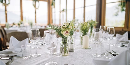 Winterhochzeit - Tirol - Der fein geschmückte Festsaal des Gasthaus Planötzenhof in Innsbruck.
Foto © blitzkneisser.com - Gasthaus Planötzenhof
