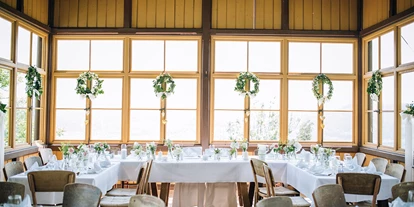 Winterhochzeit - Tirol - Der fein geschmückte Festsaal des Gasthaus Planötzenhof in Innsbruck.
Foto © blitzkneisser.com - Gasthaus Planötzenhof