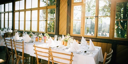 Winterhochzeit - Tirol - Der fein geschmückte Festsaal des Gasthaus Planötzenhof in Innsbruck.
Foto © blitzkneisser.com - Gasthaus Planötzenhof