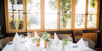 Winterhochzeit - Tirol - Der fein geschmückte Festsaal des Gasthaus Planötzenhof in Innsbruck.
Foto © blitzkneisser.com - Gasthaus Planötzenhof