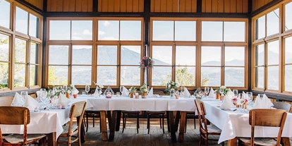 Winterhochzeit - Tirol - Der fein geschmückte Festsaal des Gasthaus Planötzenhof in Innsbruck.
Foto © blitzkneisser.com - Gasthaus Planötzenhof