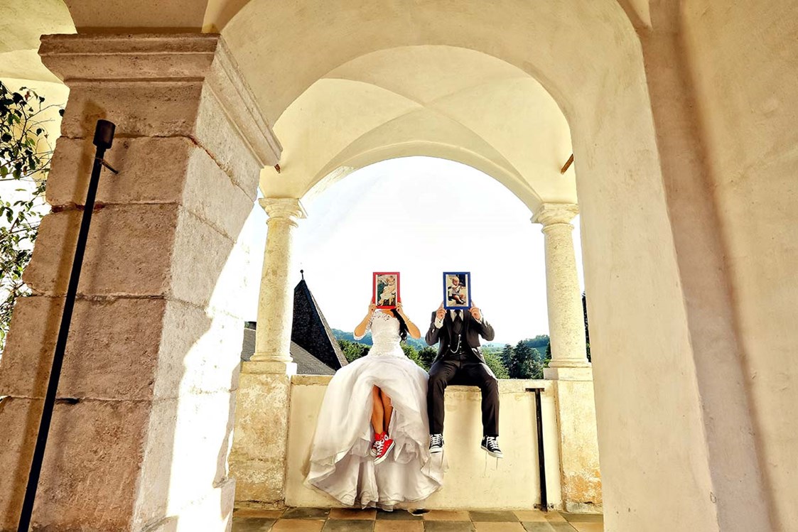 Hochzeitslocation: Heiraten im Schloss Spielfeld, in der Steiermark.
© fotorega.com - Schloss Spielfeld