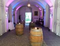 Hochzeitslocation: Schlossgang, ideal für Stehapéros, Flying Dinner, mit wunderbarer gewölbter Decke - Event Schloss Reichenau