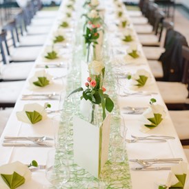 Hochzeitslocation: Hochzeitstafel - Restaurant Seestrasse14