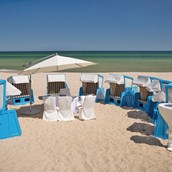 Hochzeitslocation - Standesamtliche Trauung am Strand im Ostseebad Göhren - Hotel Hanseatic Rügen & Villen