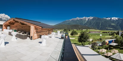 Winterhochzeit - Tirol - Dachterrasse für Empfänge - Greenvieh Chalet