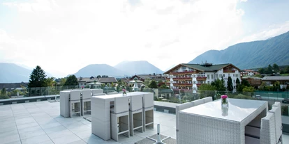 Winterhochzeit - Tirol - Blick von der Dachterrasse des Greenvieh. - Greenvieh Chalet