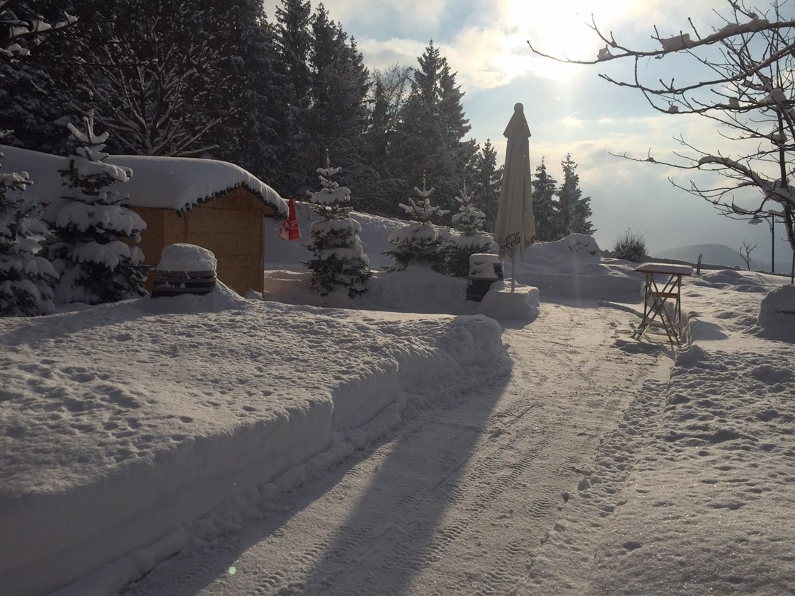 Hochzeitslocation: Idyllischer Winterwald ist von Ende November bis Ende März geöffnet - Panoramagasthof DaxLueg