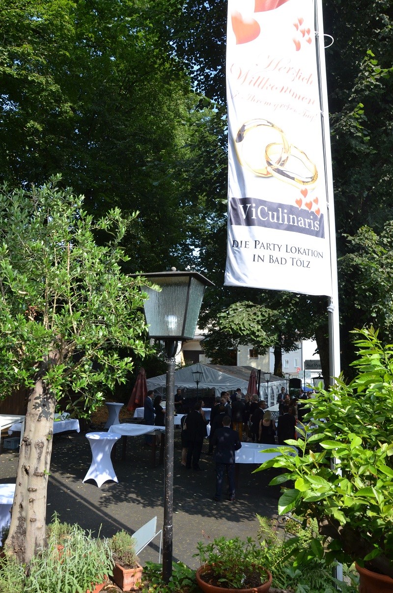 Hochzeitslocation: Empfang im Garten  - ViCulinaris im Kolbergarten