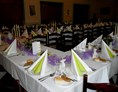 Hochzeitslocation: Tischdekoration - Bio Kräuterlandgasthaus mit Eventsaal für Hochzeiten