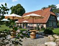 Hochzeitslocation: Die ehemalige Feldscheune wurde liebevoll zur Scheune für Veranstaltungen umgebaut - Nordenholzer Hof