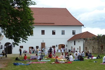 Hochzeitslocation: Hochzeitspicknick im Schlosshof - Schloss Eschelberg