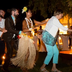 Hochzeitslocation: Karibisches Hochzeits-Feeling an einem warmen Sommerabend am Neusiedlersee. - Hotel Seepark-Weiden