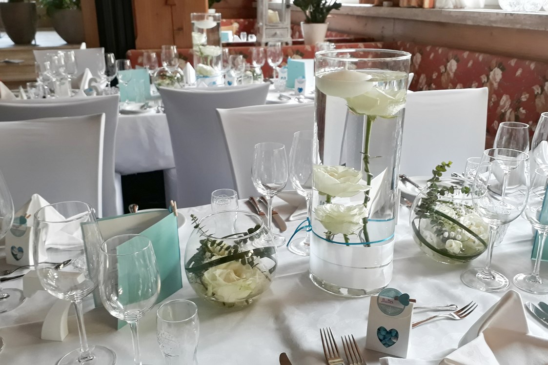 Hochzeitslocation: Tischdeko - Relax- & Vitalhotel Adler
