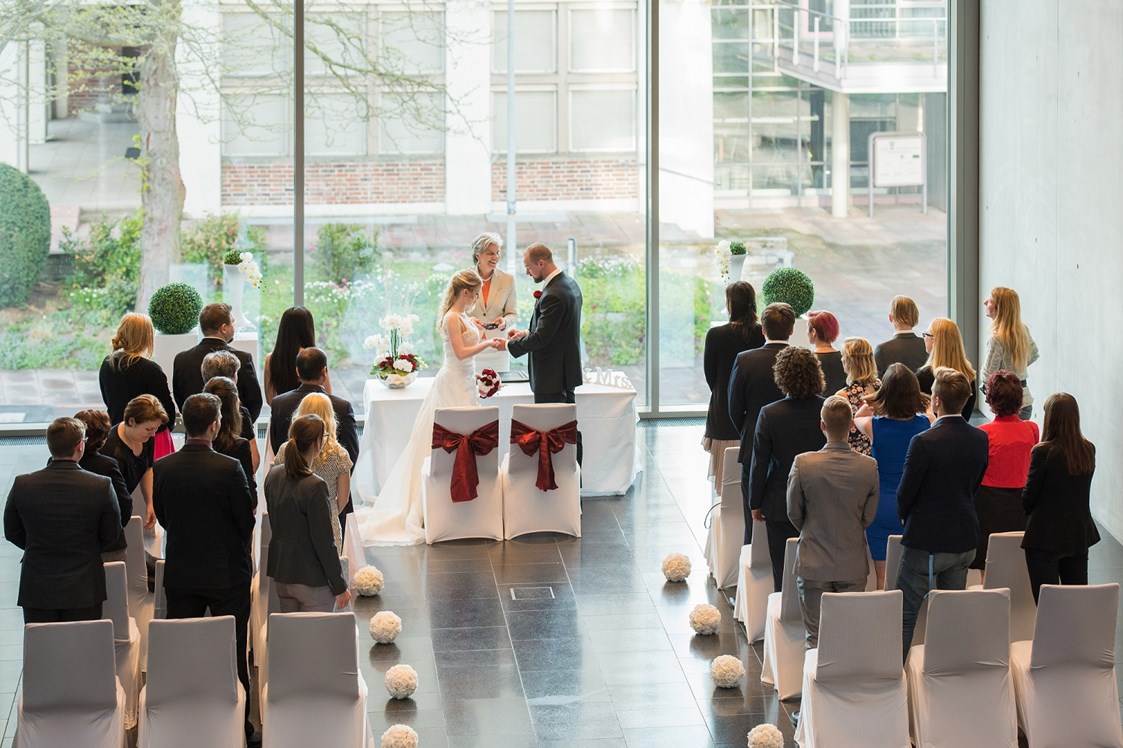 Hochzeitslocation: Trauung im Atrium - DAS K - Kultur- und Kongresszentrum