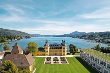 Hochzeitslocation: Das Falkensteiner Schlosshotel Velden liegt direkt am Wörthersee in Kärnten.  - Falkensteiner Schlosshotel Velden