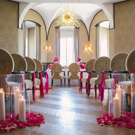 Hochzeitslocation: Romantik pur bei den Trauungszeremonien im Schlosshotel Velden. - Falkensteiner Schlosshotel Velden