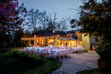 Hochzeitslocation: Abendstimmung an der La Creperie.
Foto © weddingreport.at - La Creperie
